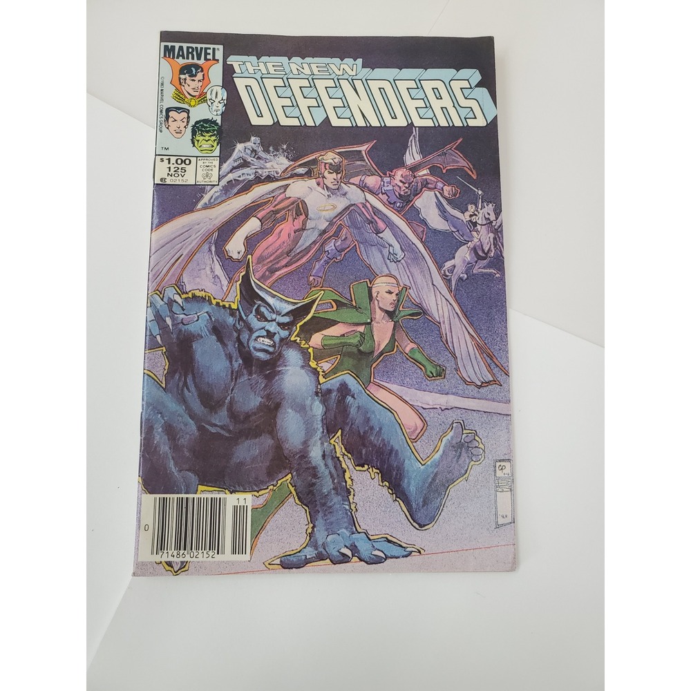 The New Defenders #125 Marvel Comics 1983 Beast Angel Iceman Bronze Age